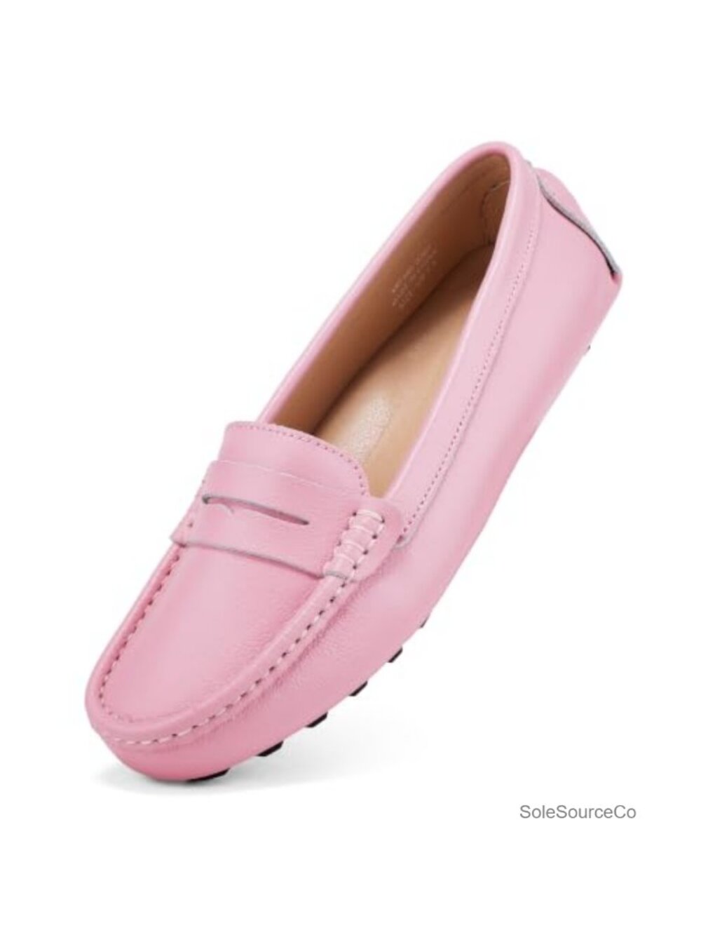 Genuine Leather Penny Loafers Slip On Comfort Women's Casual Shoes
